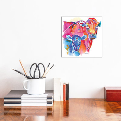 Cow Calf Farm by Jo Lynch - Wrapped Canvas Gallery-Wrapped Canvas Giclée