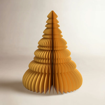 Paper Honeycomb Trees