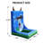 Wellcomer 6.5ft Inflatable Ring Toss Carnival Game with Built-in Blower, Portable Indoor/Outdoor Backyard Party & Carnival Toss Game - Horns