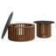 Ensemble de tables basses gigognes Fortitude