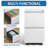 2 Drawer Metal  Mobile File Cabinet, Rolling File Cabinet With Lock For Hanging Legal/Letter/A4 Size,Fully Assembled Except Wheels-44759118