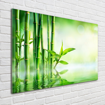 Bamboo - No Frame Print on Glass