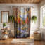 Rideau de douche standard 1 pièce Mosaic Harvest-1406819884