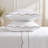 4 Pieces King Cotton Sheet Set with Linen Aesthetic