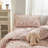 Pink Floral Duvet Cover Botanicalromantic Flower Bedding Set-120076844