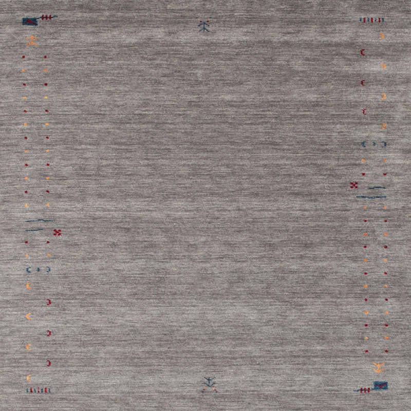 Tapis gris Marchelle, Carré 6 pi