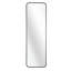 Miroir de porte noir 47 x 14 po.-882833921