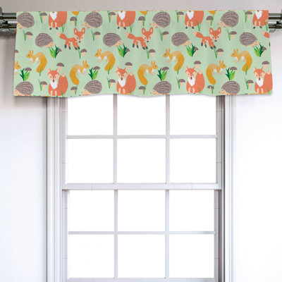 Sateen Ruffled Window Valance