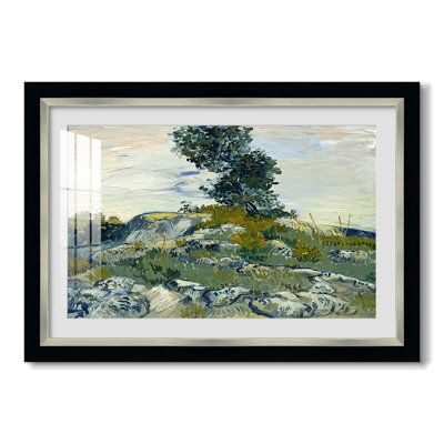 The Rocks, 1888-Vincent van Gogh-Custom Framed Canvas