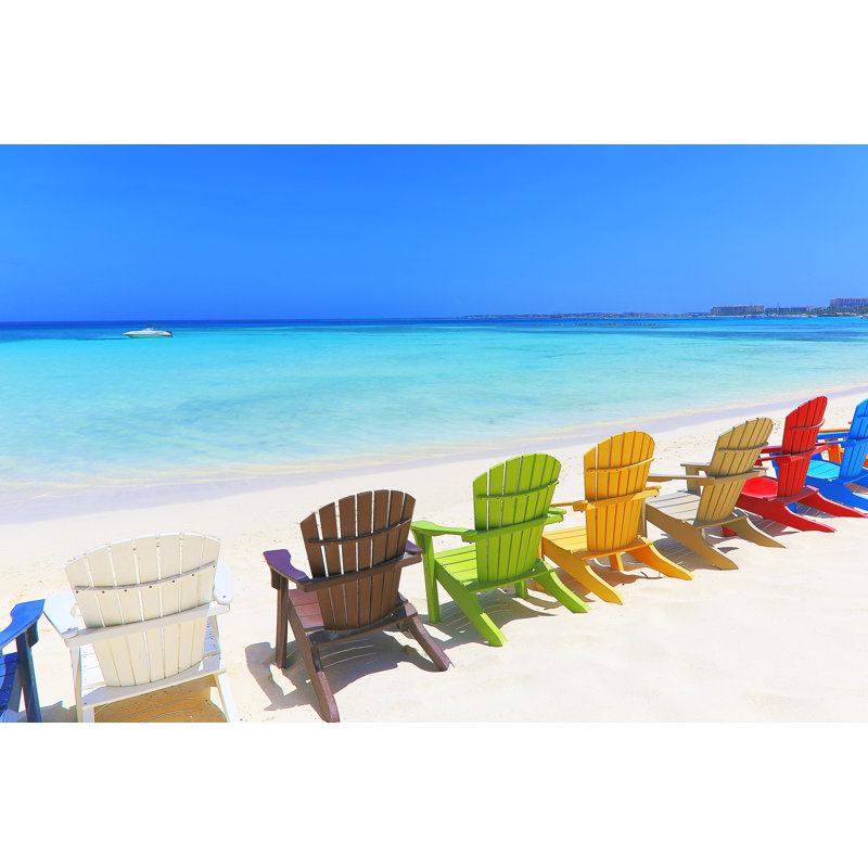 Turquoise Beach by Agustavop - Wrapped Canvas Print, 51cm H x 76cm W