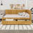 Full Size Upholstered Daybed With 2 Storage Drawers Sofa Bed Frame-1429264840