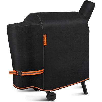 [Upgraded 1000D Heavy Duty Fabric] Grill Cover For Traeger Pro 22/575 Series BAC503, Waterproof Wood Pellet Smoker Cover, Tear & Fade Resistant With Buckle &Zipper, For Traeger Lil'tex Elite, Eastwood