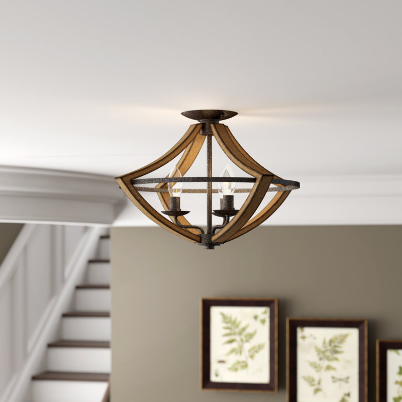 Luminaire semi-encastré à 3 lumières 16,5 po Cahill