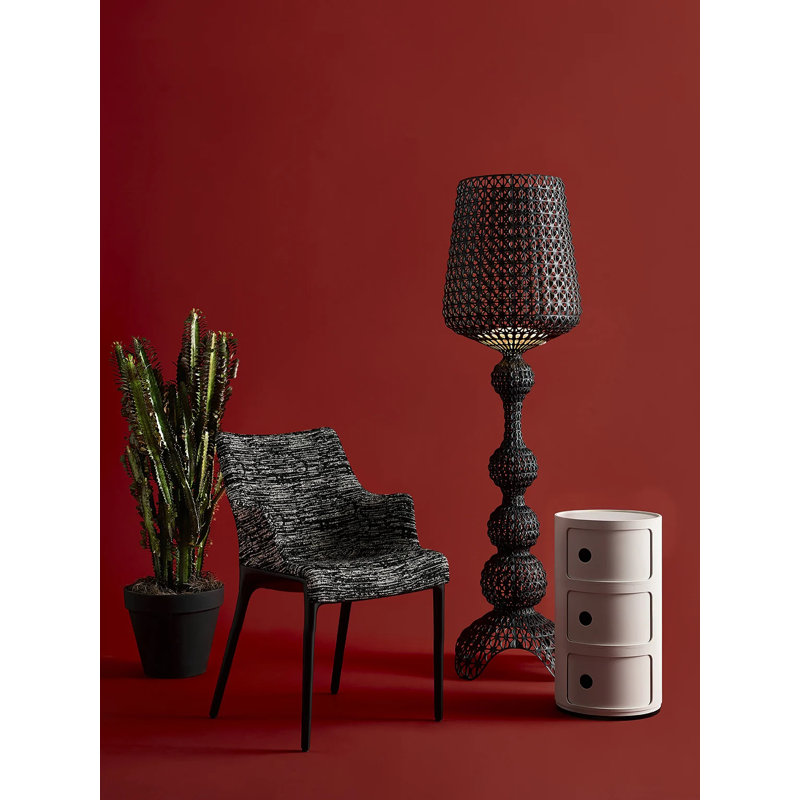 Kabuki LED Floor Lamp, Black