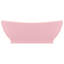 Belfry Bathroom Pearlene 390mm W Ceramic Oval Sink with Overflow-1327032599