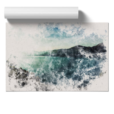 Sunlight over a Lake - Unframed Painting