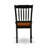 7 Piece Dining Room Furniture Set Consist of a Rectangle Wooden Table with Butterfly Leaf and 6 Kitchen Dining Chairs, Black & Cherry-723076903-773125688