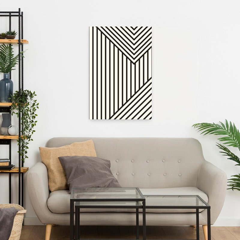 Contemporary Art Abstract Contemporary Elegant Urban Wall Art by Artprink - Wrapped Canvas Print, 60.96 cm H x 40.64 cm W