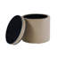 Ava 18" Velvet Storage Ottoman-1343874201