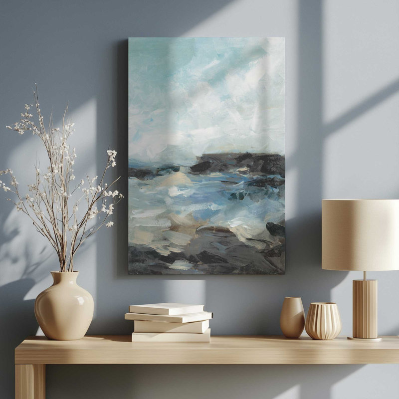 Toile tendue Windswept Waters II, H 30 po x l 20 po