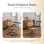 Chaise de bureau pivotante 25,6 po-1791967592