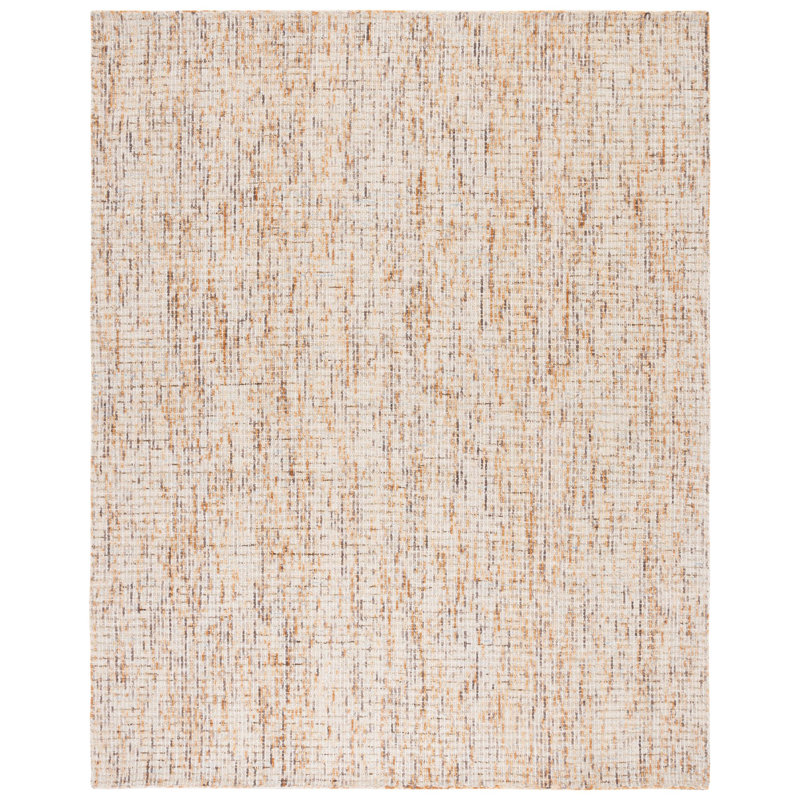 Partin Hand Tufted Wool Rug, Square 6'