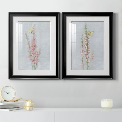 Foxglove Garden I - ensemble de 2 reproductions d'art