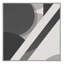 Tapis gris moelleux moelleux à motif abstrait moderne et contemporain Eatman-290053171