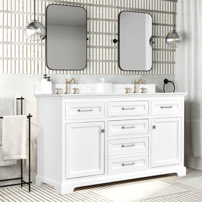 Base de meuble-lavabo double Adimar