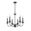 Lustre classique à 6 lumières de style bougie Hambly