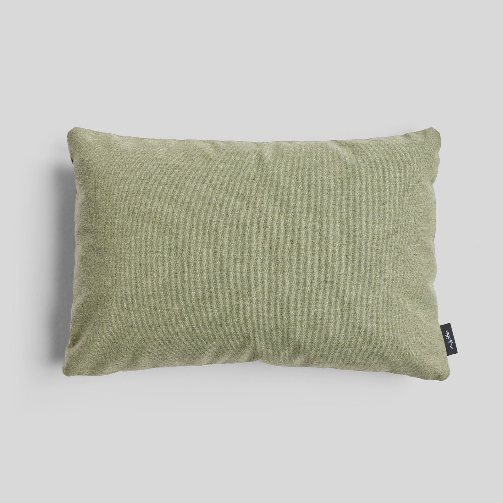 Crosshatch Sunbrella® Indoor/Outdoor Throw Pillow, Leaf, 16"H x 24"W, Rectangular