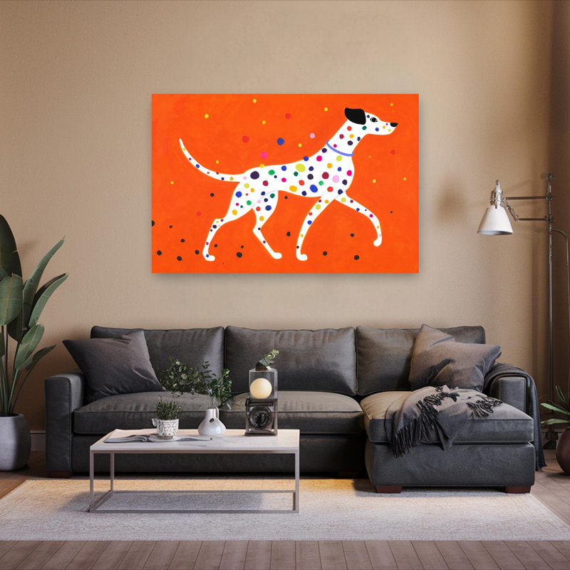 «Dalmatian» tacheté, H 40 po x l 60 po