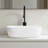17.91 In. Vessel Rectangular Oval Ceramic Art Bathroom Sink In White