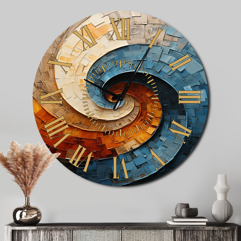 Horloge murale Collage, Surdimensionné