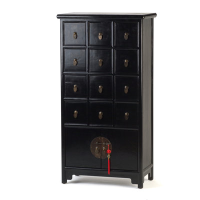 Hangzhou 12 -Drawer 2 -Door Rectangle Accent Cabinet