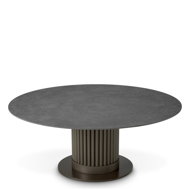 Volterra Outdoor Coffee Table, Black