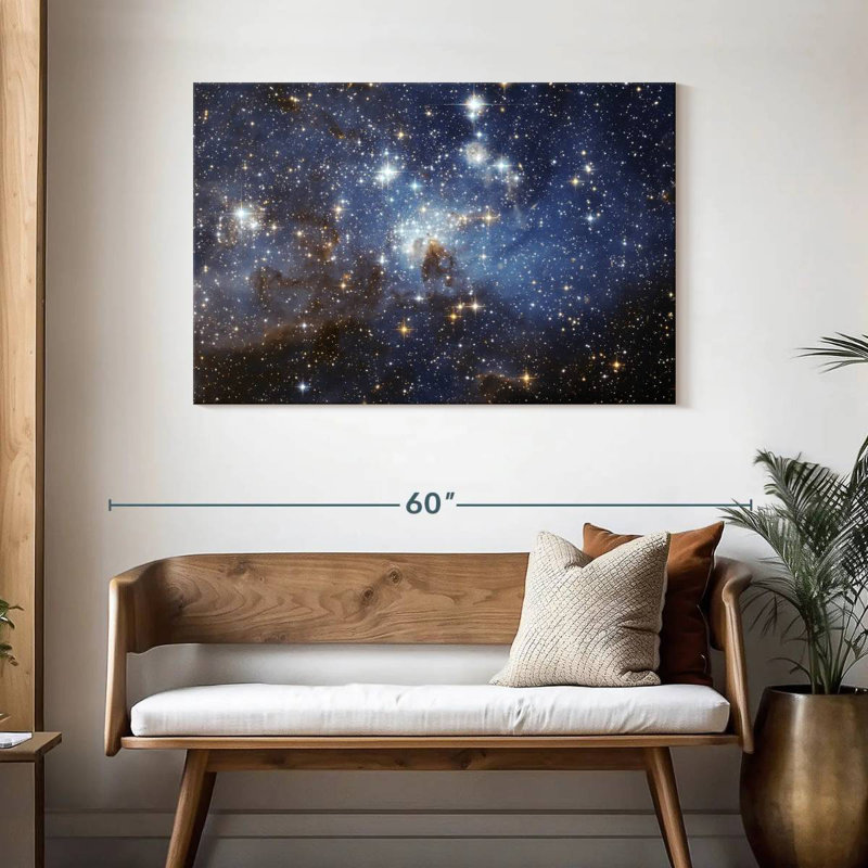 Oberle, peloton d'étoiles, H 30 po x l 45 po