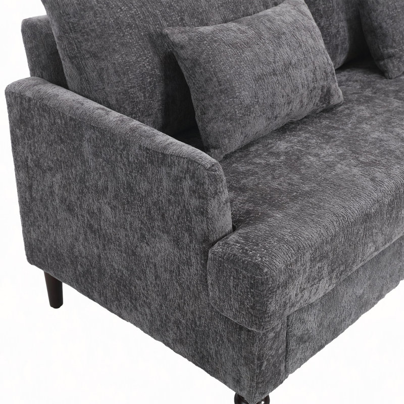 Canapé Chenille, Gris
