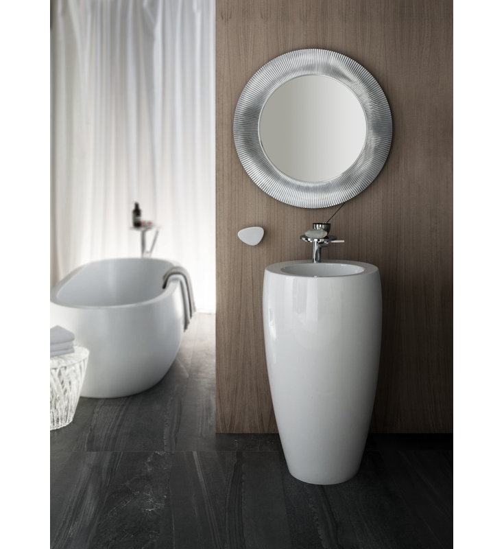 Ilbagnoalessi One 20.86'' L Bathroom Sink, Single Hole