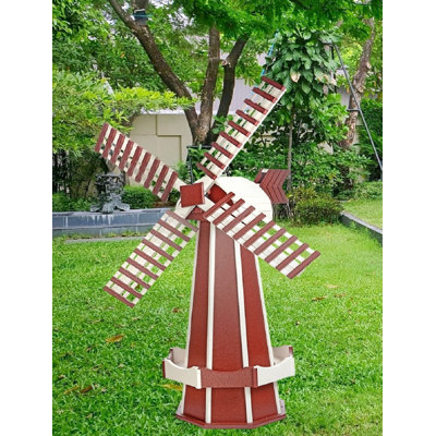 Weather Resistant Plastic Abstract Windmill