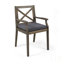 Chaise de salle à manger avec 2 coussins PERLA, gris, 2 pièces-1734747629