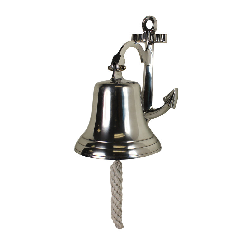 Cloche de bateau en aluminium décorative nautique