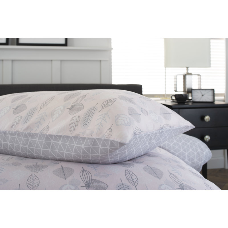 Cotton Blend Floral Duvet Cover Set with Pillowcases, Single Duvet Cover + 1 Standard Pillowcase