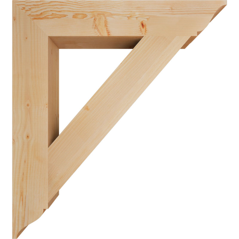 Support traditionnel, H 40 po x l 5,5 po x P 36 po, Douglas (lisse)