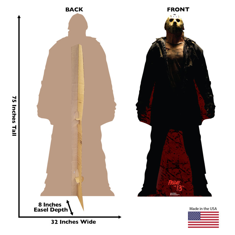 Jason Voorhees Dark Friday 13th Life-Size Cardboard Cutout
