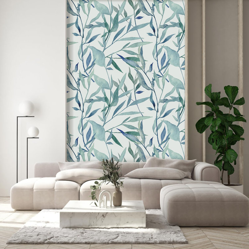 Peel & Stick Floral Border, 96" L x 48" W