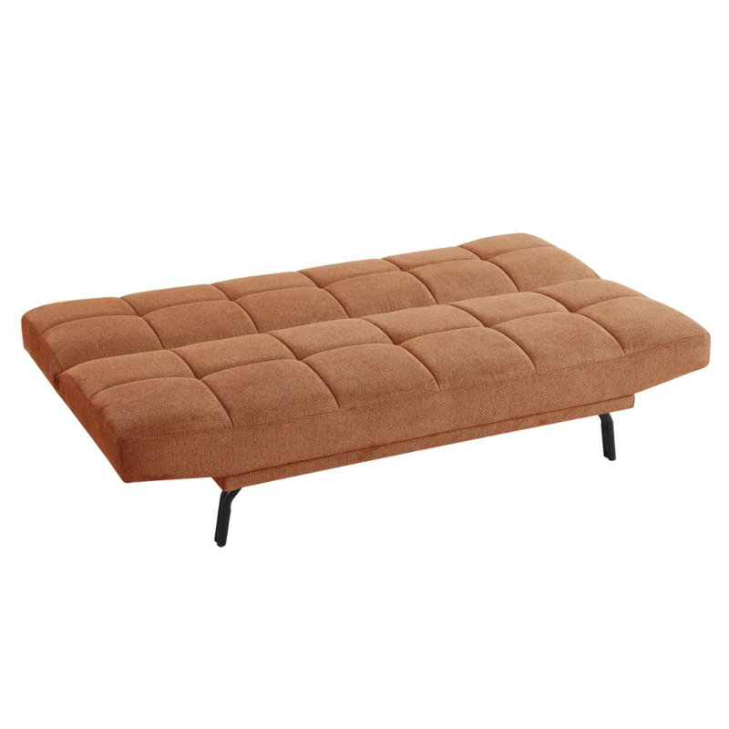 Chapelle 3 Seater Linen Blend Sofa Bed, Burnt Orange