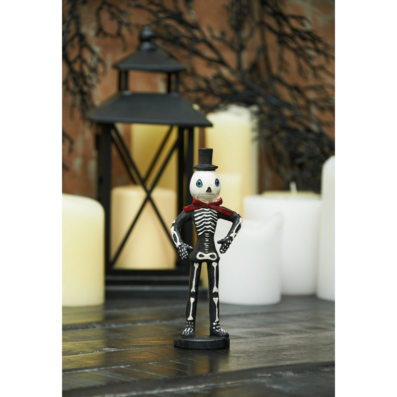 Figurine d'Halloween «Skelly Skeleton Gathered Traditions Joe Spencer»
