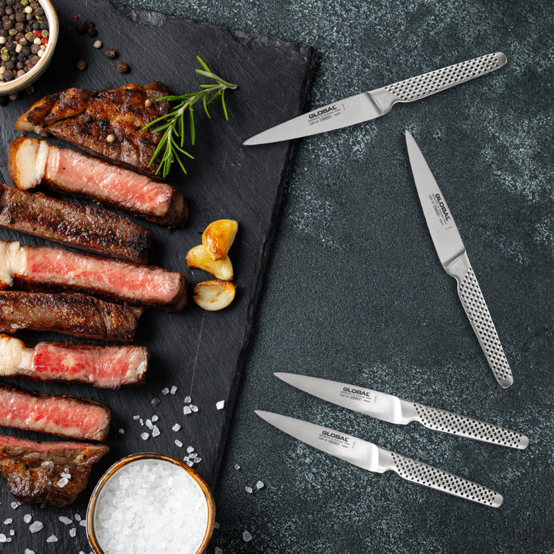 Global Knives Classic 4 Piece Steak Knife Set