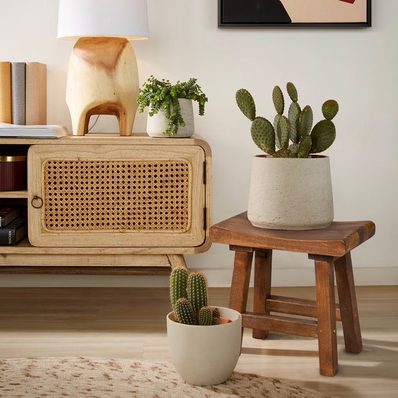 Withernsea Solid Wood Accent Stool